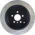 127.35092L by CENTRIC - Slotted Drilled Rotor