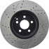 127.35110L by CENTRIC - Slotted Drilled Rotor