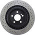 127.35119 by CENTRIC - Centric Premium OE Style Drilled and Slotted Brake Rotor