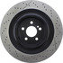 127.35121 by CENTRIC - Centric Premium OE Style Drilled and Slotted Brake Rotor