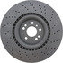 127.35136 by CENTRIC - Centric Premium OE Style Drilled and Slotted Brake Rotor