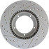 127.37001L by CENTRIC - Slotted Drilled Rotor