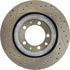 Centric 127.37023CL Disc Brake Rotor Sportstop Cryo Drilled & Slotted Rotor, Left