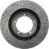 127.37020R by CENTRIC - Slotted Drilled Rotor