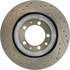 127.37023L by CENTRIC - Slotted Drilled Rotor