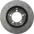 127.37025R by CENTRIC - Slotted Drilled Rotor