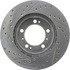 127.37030L by CENTRIC - Slotted Drilled Rotor