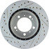 127.37031L by CENTRIC - Slotted Drilled Rotor