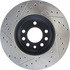 127.38017L by CENTRIC - Slotted Drilled Rotor