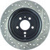 127.39020R by CENTRIC - Slotted Drilled Rotor