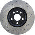127.39040R by CENTRIC - Slotted Drilled Rotor