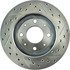 127.40005R by CENTRIC - Slotted Drilled Rotor