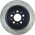 127.39025R by CENTRIC - Slotted Drilled Rotor