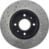 Centric 127.39027CL Disc Brake Rotor Sportstop Cryo Drilled & Slotted Rotor, Left