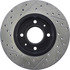 Centric 127.39027L Disc Brake Rotor Slotted Drilled Rotor