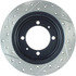 Centric 127.39028CL Disc Brake Rotor Sportstop Cryo Drilled & Slotted Rotor, Left