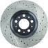 127.39029R by CENTRIC - Slotted Drilled Rotor