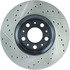 127.39029L by CENTRIC - Slotted Drilled Rotor