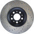127.39032CL by CENTRIC - Sportstop Cryo Drilled & Slotted Rotor, Left