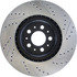 127.39035R by CENTRIC - Slotted Drilled Rotor