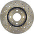 127.40011R by CENTRIC - Slotted Drilled Rotor