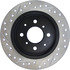 127.40017L by CENTRIC - Slotted Drilled Rotor