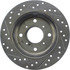 127.40019L by CENTRIC - Slotted Drilled Rotor