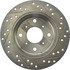 127.40019R by CENTRIC - Slotted Drilled Rotor