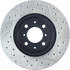 127.40021R by CENTRIC - Slotted Drilled Rotor