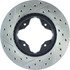 127.40022L by CENTRIC - Slotted Drilled Rotor