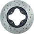 127.40022R by CENTRIC - Slotted Drilled Rotor