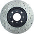 127.40023R by CENTRIC - Slotted Drilled Rotor