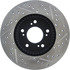 127.40026R by CENTRIC - Slotted Drilled Rotor