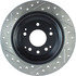 127.40027L by CENTRIC - Slotted Drilled Rotor