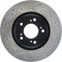 Centric 127.40028L Disc Brake Rotor Slotted Drilled Rotor