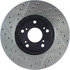 127.40036L by CENTRIC - Slotted Drilled Rotor