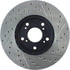 127.40036CR by CENTRIC - Sportstop Cryo Drilled & Slotted Rotor, Right
