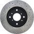 127.40039R by CENTRIC - Slotted Drilled Rotor