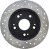 127.40040R by CENTRIC - Slotted Drilled Rotor