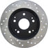 Centric 127.40042CR Disc Brake Rotor Sportstop Cryo Drilled & Slotted Rotor, Right