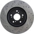Centric 127.40046CL Disc Brake Rotor Sportstop Cryo Drilled & Slotted Rotor, Left