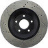 128.62046L by CENTRIC - Cross Drilled Rotor