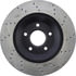 Centric 128.62047CR Disc Brake Rotor Sportstop Cryo Sport Drilled Rotor, Right