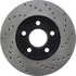 128.62050CR by CENTRIC - Sportstop Cryo Sport Drilled Rotor, Right