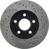 128.62050R by CENTRIC - Cross Drilled Rotor