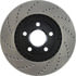 Centric 128.62055CL Disc Brake Rotor Sportstop Cryo Sport Drilled Rotor, Left