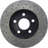 Centric 128.62056CL Disc Brake Rotor Sportstop Cryo Sport Drilled Rotor, Left
