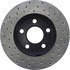 Centric 128.62056L Disc Brake Rotor Cross Drilled Rotor