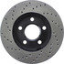 128.62057L by CENTRIC - Cross Drilled Rotor