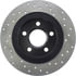 Centric 128.62064CR Disc Brake Rotor Sportstop Cryo Sport Drilled Rotor, Right